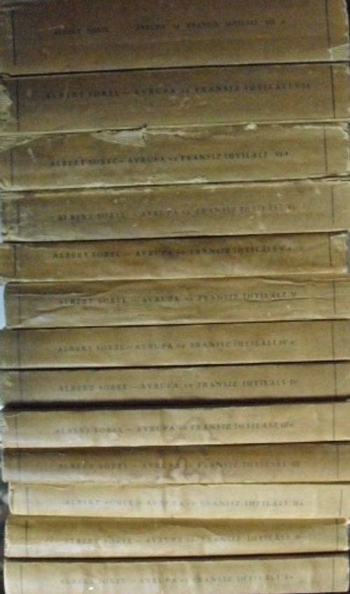 Avrupa ve Fransız İhtilali  7 c.-14 kitap (Kod: 11-Z-66)
