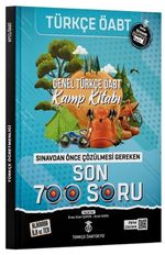 Türkçe ÖABTDEYİZ ÖABT Türkçe Genel Kamp Kitabı Son 700 Soru Bankası Çözümlü