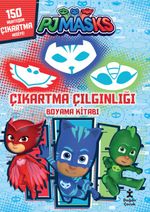 Pjmask Çıkartma Çılgınlığı Boyama Kitabı
