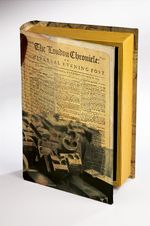 Kitap Şeklinde Ahşap Hediye Kutu - Gazete Nostalji