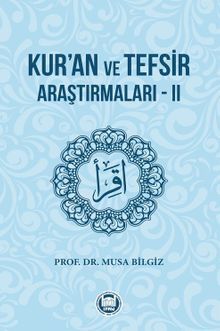 Kur'an ve Tefsir Araştırmaları 2