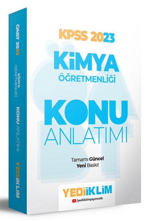 2023 ÖABT Kimya Öğretmenliği Konu Anlatımı