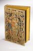Kitap Şeklinde Ahşap Hediye Kutu - Mısır Papirus Tutankamon