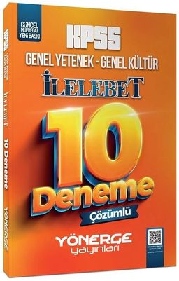 KPSS Genel Yetenek Genel Kültür İlelebet 10 Deneme Çözümlü 