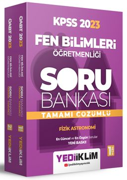 2023 ÖABT Fen Bilimleri Öğretmenliği Tamamı Çözümlü Soru Bankası Seti (2 Cilt)