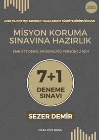 Misyon Koruma Sınavına Hazırlık 8'li Deneme Sınavı 