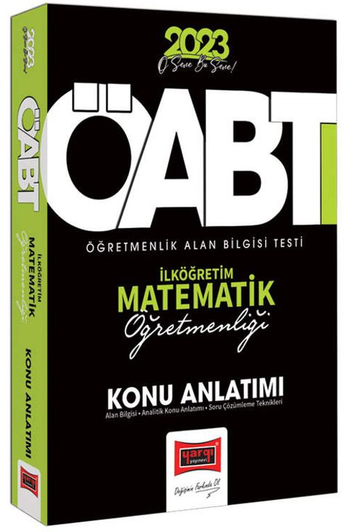 2023 KPSS ÖABT İlköğretim Matematik Öğretmenliği Konu Anlatımı 