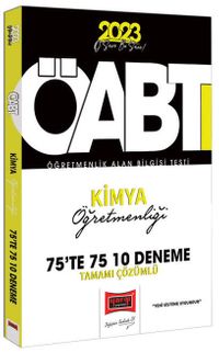 2023 KPSS ÖABT Kimya Öğretmenliği Tamamı Çözümlü 10 Deneme 