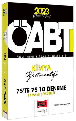 2023 KPSS ÖABT Kimya Öğretmenliği Tamamı Çözümlü 10 Deneme 