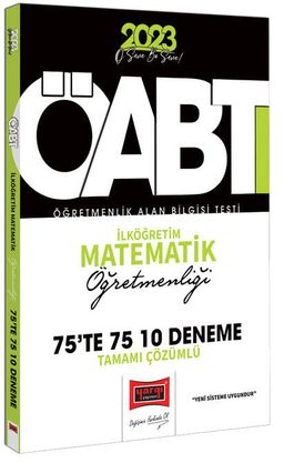 2023 KPSS ÖABT İlköğretim Matematik Öğretmenliği Tamamı Çözümlü 10 Deneme 