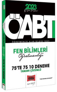 2023 KPSS ÖABT Fen Bilimleri Öğretmenliği Tamamı Çözümlü 10 Deneme 