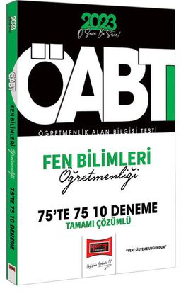 2023 KPSS ÖABT Fen Bilimleri Öğretmenliği Tamamı Çözümlü 10 Deneme 