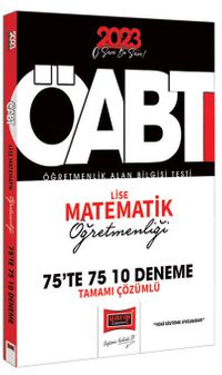 2023 KPSS ÖABT Lise Matematik Öğretmenliği Tamamı Çözümlü 10 Deneme 