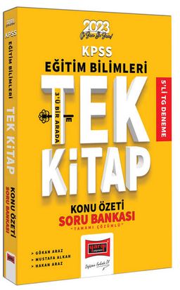 2023 KPSS Eğitim Bilimleri Tüm Dersler Tek Kitap Konu Özeti ve Tamamı Çözümlü Soru Bankası 