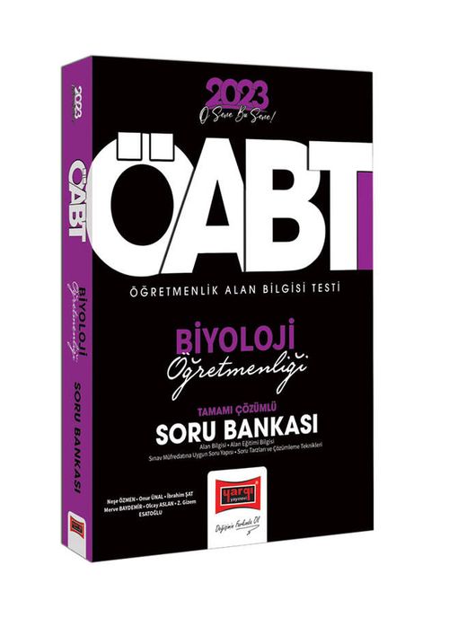 2023 KPSS ÖABT Biyoloji Öğretmenliği Tamamı Çözümlü Soru Bankası 