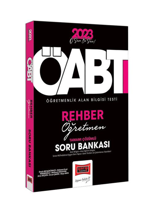 2023 KPSS ÖABT Rehber Öğretmenliği Tamamı Çözümlü Soru Bankası 