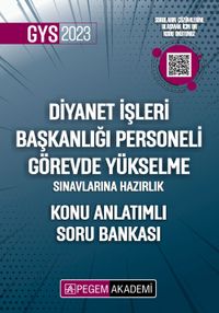 2023 Diyanet İşleri Başkanlığı Personeli Görevde Yükselme Sınavlarına Hazırlık Konu Anlatımlı Soru Bankası