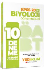 2023 ÖABT Biyoloji Öğretmenliği Tamamı Çözümlü 10 Deneme