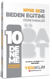 2023 ÖABT Beden Eğitimi Öğretmenliği Tamamı Çözümlü 10 Deneme
