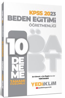 2023 ÖABT Beden Eğitimi Öğretmenliği Tamamı Çözümlü 10 Deneme