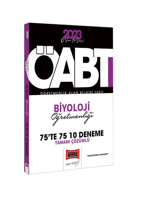 2023 KPSS ÖABT Biyoloji Öğretmenliği Tamamı Çözümlü 10 Deneme 