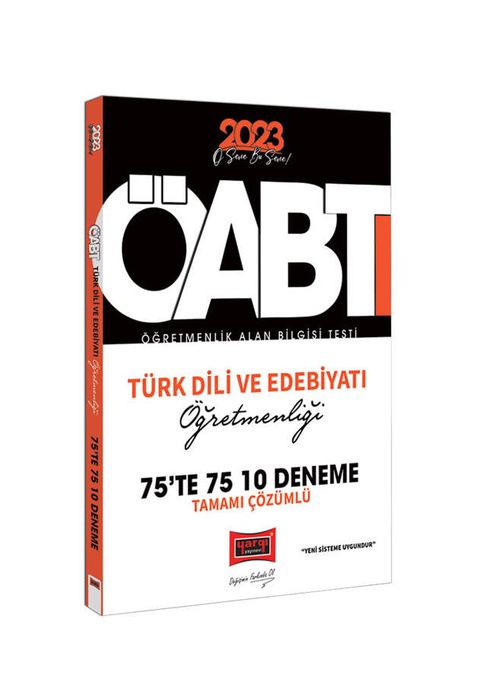 2023 KPSS ÖABT Türk Dili ve Edebiyatı Öğretmenliği Tamamı Çözümlü 10 Deneme 
