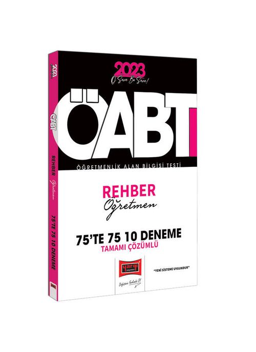 2023 KPSS ÖABT Rehber Öğretmen Tamamı Çözümlü 10 Deneme 