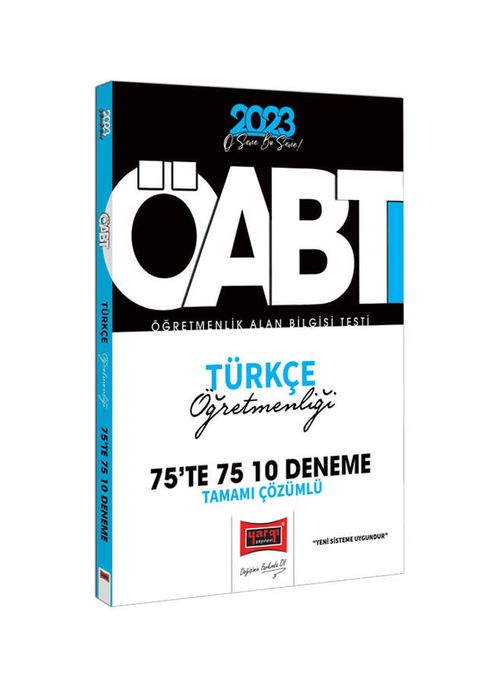2023 KPSS ÖABT Türkçe Öğretmenliği Tamamı Çözümlü 10 Deneme 