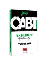 2023 KPSS ÖABT Fen Bilimleri Öğretmenliği Çek Kopart Yaprak Test 
