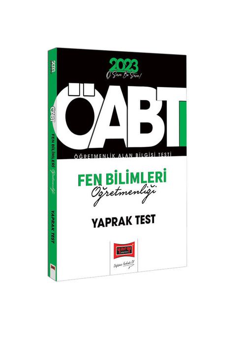 2023 KPSS ÖABT Fen Bilimleri Öğretmenliği Çek Kopart Yaprak Test 