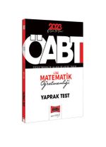 2023 KPSS ÖABT Lise Matematik Öğretmenliği Çek Kopart Yaprak Test 