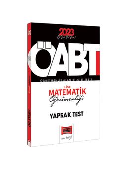 2023 KPSS ÖABT Lise Matematik Öğretmenliği Çek Kopart Yaprak Test 
