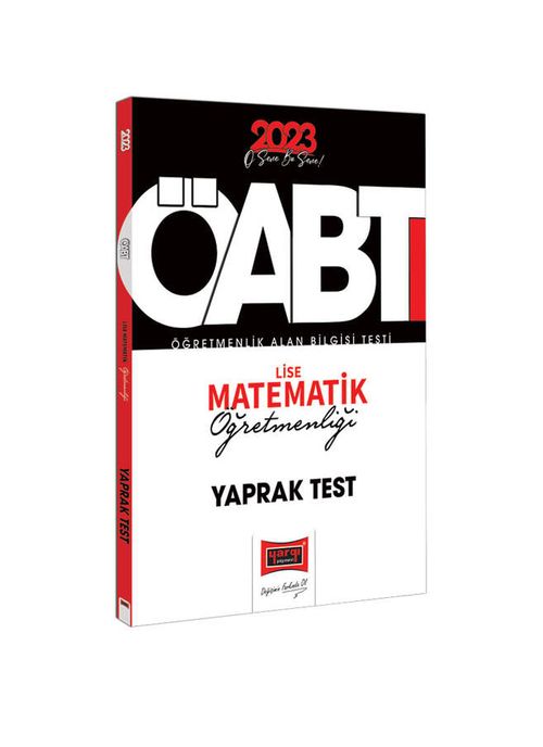 2023 KPSS ÖABT Lise Matematik Öğretmenliği Çek Kopart Yaprak Test 