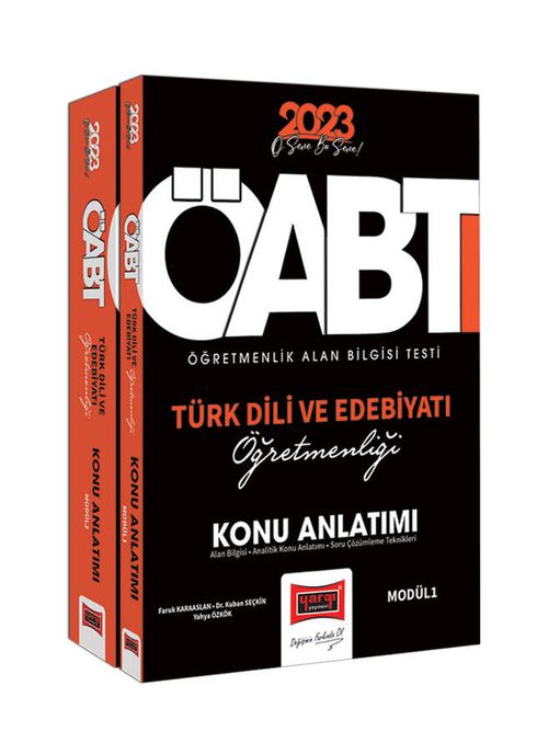 2023 KPSS ÖABT Türk Dili ve Edebiyatı Öğretmenliği Konu Anlatımı (2 Cilt) 