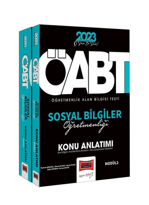 2023 KPSS ÖABT Sosyal Bilgiler Öğretmenliği Konu Anlatımı (2 Cilt) 