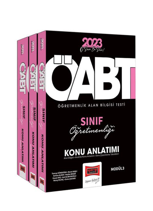 2023 KPSS ÖABT Sınıf Öğretmenliği Konu Anlatımı (3 Cilt) 