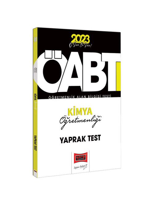 2023 KPSS ÖABT Kimya Öğretmenliği Çek Kopart Yaprak Test