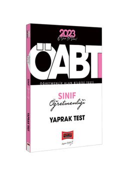 2023 KPSS ÖABT Sınıf Öğretmenliği Çek Kopart Yaprak Test 