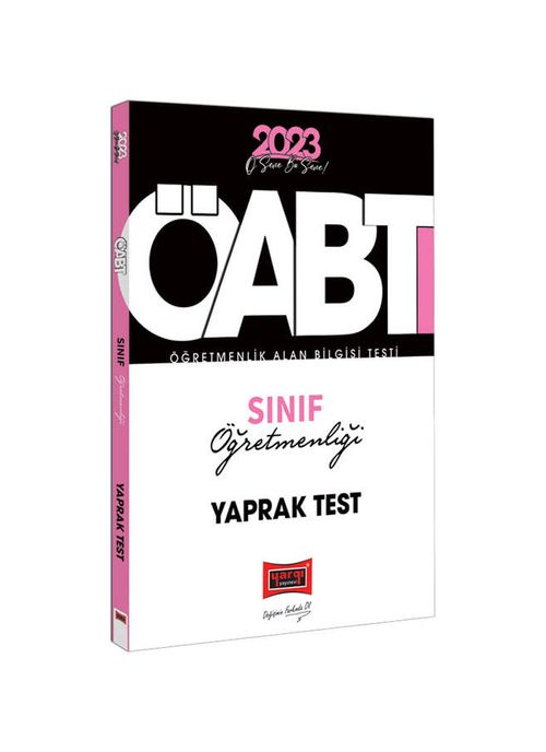 2023 KPSS ÖABT Sınıf Öğretmenliği Çek Kopart Yaprak Test 