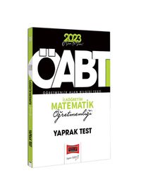 2023 KPSS ÖABT İlköğretim Matematik Öğretmenliği Çek Kopart Yaprak Test 