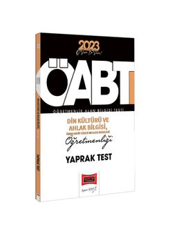 2023 KPSS ÖABT Din Kültürü ve Ahlak Bilgisi ve İmam Hatip Liseleri Meslek Dersleri Öğretmenliği Çek Kopart Yaprak Test 