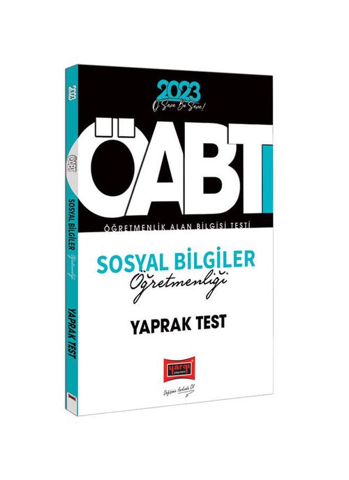 2023 KPSS ÖABT Sosyal Bilgiler Öğretmenliği Çek Kopart Yaprak Test 