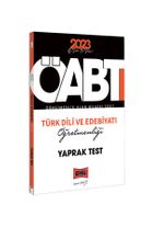 2023 KPSS ÖABT Türk Dili ve Edebiyatı Öğretmenliği Çek Kopart Yaprak Test 