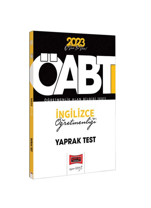 2023 KPSS ÖABT İngilizce Öğretmenliği Çek Kopart Yaprak Test 