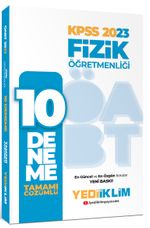 2023 ÖABT Fizik Öğretmenliği Tamamı Çözümlü 10 Deneme