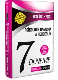 2023 KPSS ÖABT Psikolojik Danışma ve Rehberlik Öğretmenliği 7 Deneme