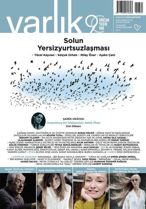 Varlık Edebiyat ve Kültür Dergisi Sayı: 1384 Ocak 2023