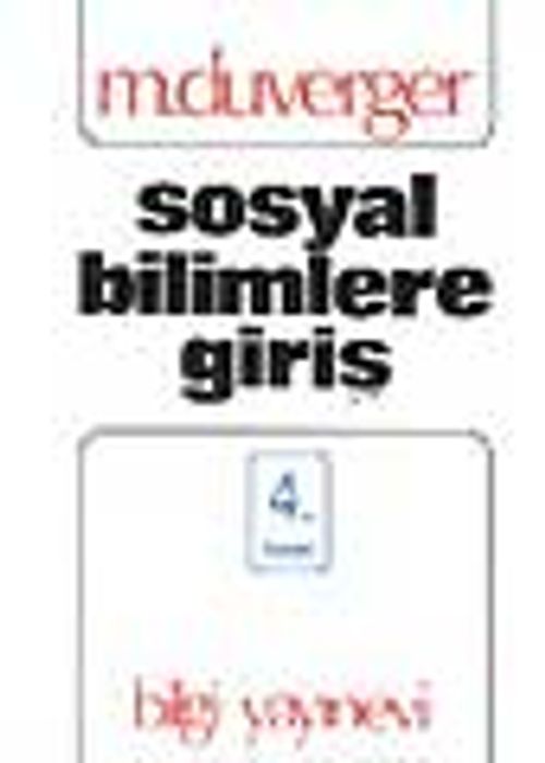 Sosyal Bilimlere Giriş / 4-F-57