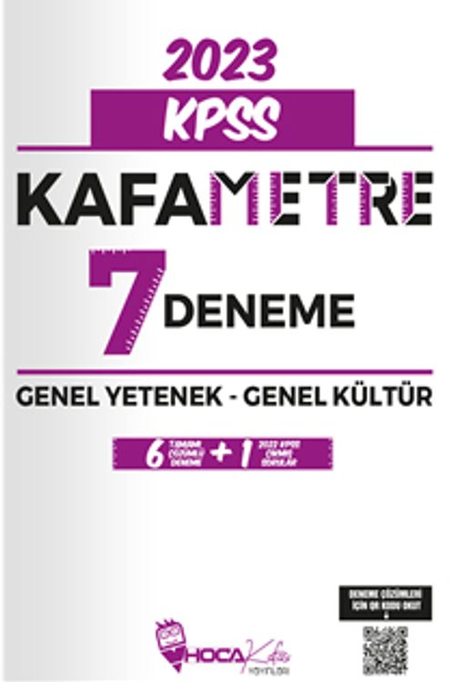 2023 KPSS Genel Yetenek-Genel Kültür Kafametre Tamamı Çözümlü 7 Fasikül Deneme