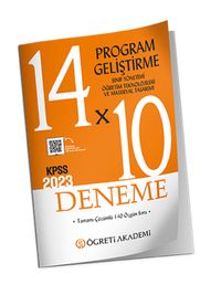 2023 KPSS Eğitim Bilimleri 14x10 Program Geliştirme Sınıf Yönetimi Öğretim Teknolojileri ve Materyal Tasarımı Deneme